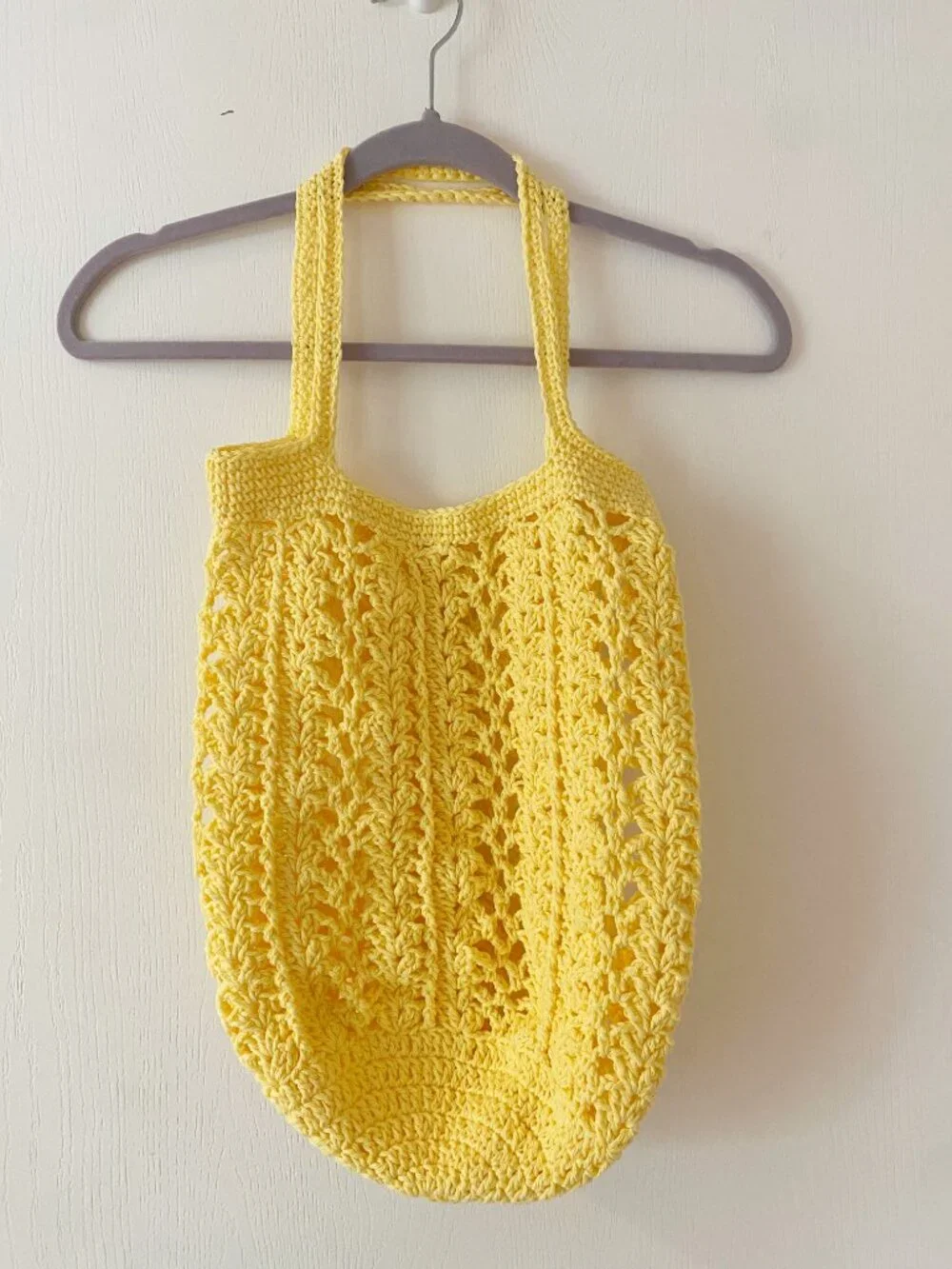 Handmade Crochet Market Tote Bag